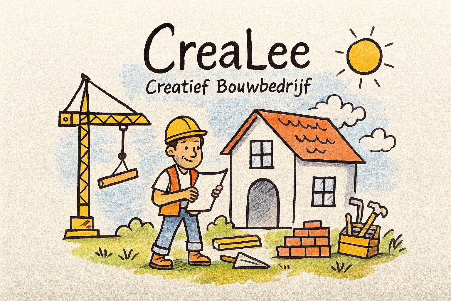Illustratie van CreaLee � Creatief Bouwbedrijf